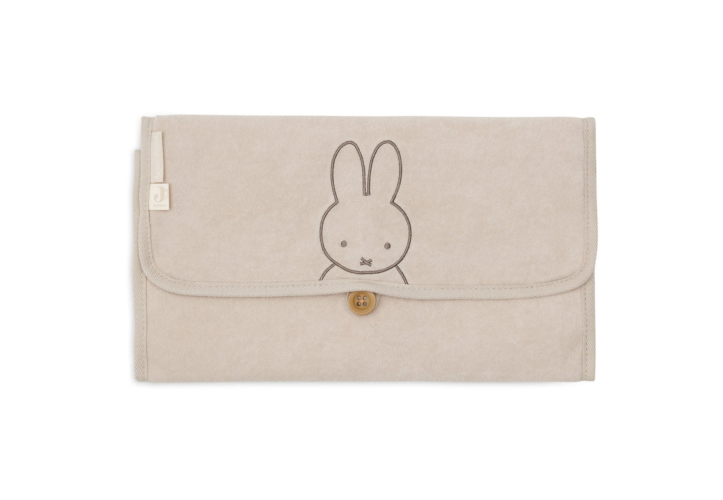 Jollein Wickelunterlage Frottee - Miffy 096-001-67087 Wickelauflage Jollein – Detailaufnahme Material und Verarbeitung