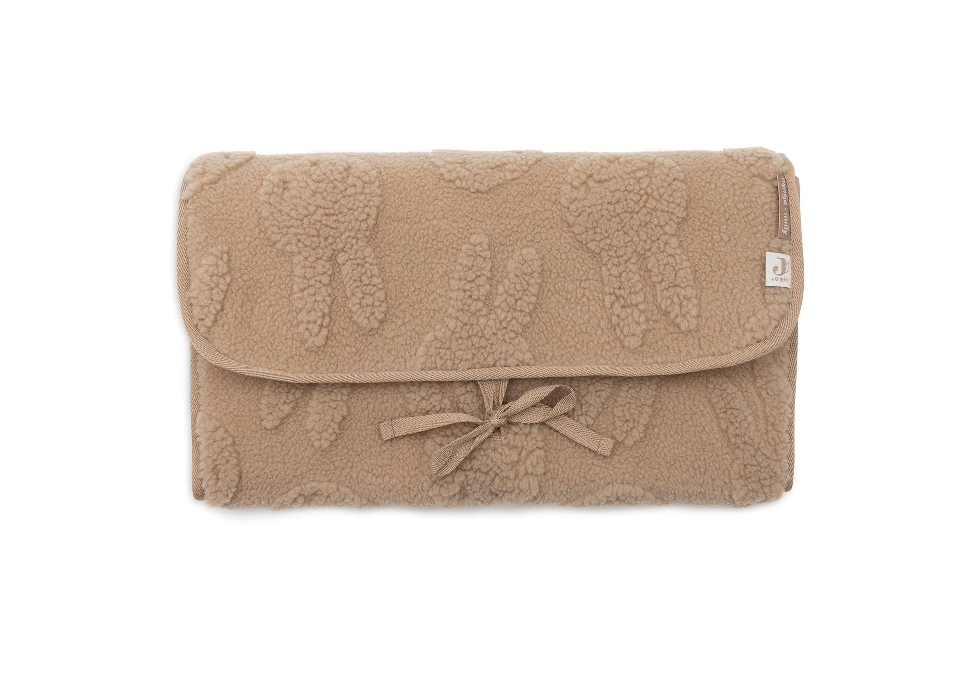 Jollein Wickelunterlage mit Ablagefächern - Miffy Jacquard Teddy 092-001-68121 Wickelauflage Jollein – Studio Produktbild Frontansicht