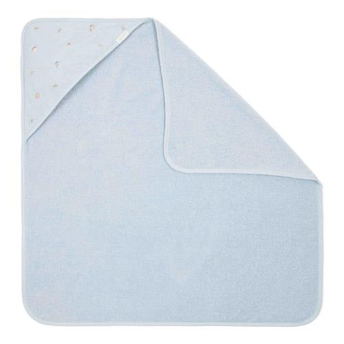 Kapuzenhandtuch Blau - Forest Friends 75 x 75 cm - Badehandtuch | Little Dutch