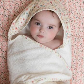 Kapuzenhandtuch Fairy Wonders 100 x 100 cm - Badehandtuch - Little Dutch