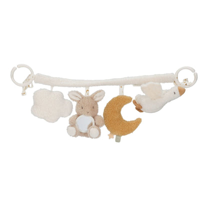 Little Dutch Wagenkette Newborn Naturals Beige Studio-Aufnahme