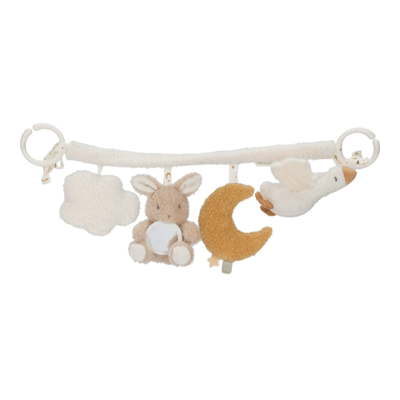 Little Dutch Wagenkette Newborn Naturals Beige Studio-Aufnahme