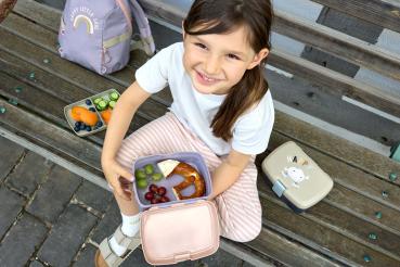 Lässig Brotdose Regenbogen Rosa Lila Kinder - Tiny Outdoor