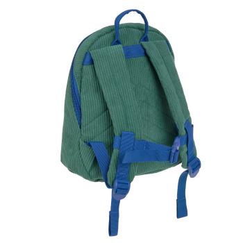 laessig Kindergartenrucksack fun Tiny Cord grün Detailansicht