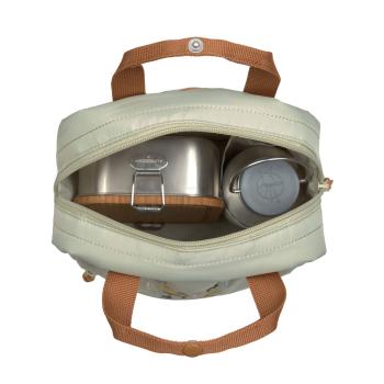 Lässig Kindergartenrucksack Square - Little Gang Light Khaki