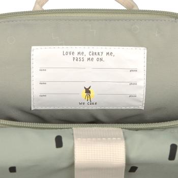 Lässig Kindergartenrucksack Rolltop - Happy Prints Olive