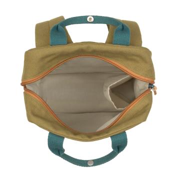 Lässig Kindergartenrucksack Square Little One & Me - Small Olive