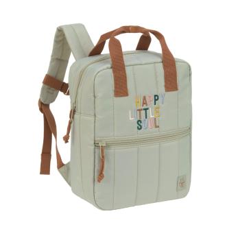 Lässig Kindergartenrucksack Square - Little Gang Light Khaki