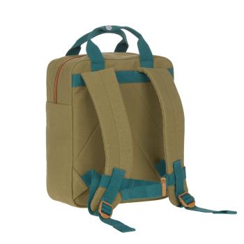 Lässig Kindergartenrucksack Square Little One & Me - Small Olive