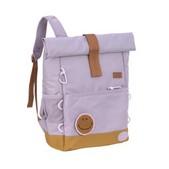 Lässig lila Kinderrucksack Rolltop Medium - Little Gang Lieferung Mitte September