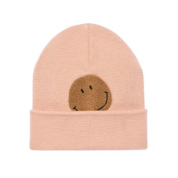 laessig rosa Beanie Mütze Kinder Detailansicht