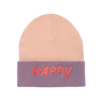 laessig rosa Beanie Mütze Kinder Detailansicht