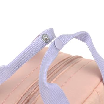 laessig rosa Kindergartenrucksack Kirsche Square von der Seite