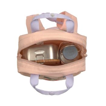 laessig rosa Kindergartenrucksack Kirsche Square im Einsatz