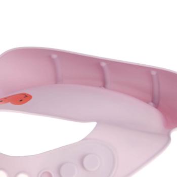laessig rosa Silikon Lätzchen Happy Rascals Herz Detailansicht