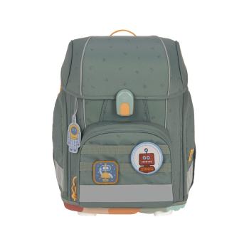 laessig Schulranzen Set 7-teilig Boxy Unique Letters Green