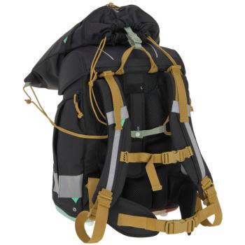laessig Schulranzen Set 7 teilig Boxy Unique Black schwarz Material Nahaufnahme