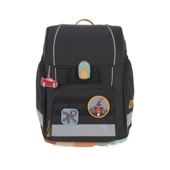 laessig Schulranzen Set 7 teilig Boxy Unique Black schwarz