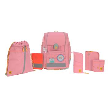 laessig Schulranzen Set 7-teilig Boxy Unique Pink Detailansicht
