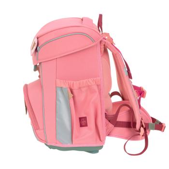 laessig rosa Schulranzen Set 7-teilig Slim Material Nahaufnahme