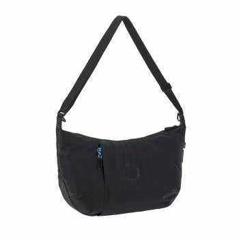 laessig Wickeltasche Crossbody schwarz von der Seite