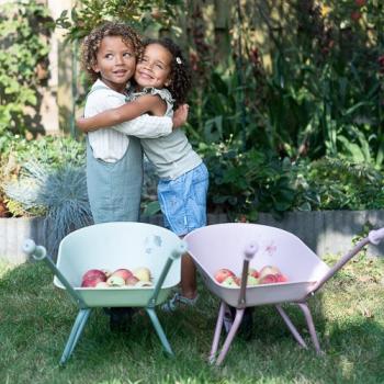 Little Dutch rosa Garten Schubkarre Metall - Fairy Garden