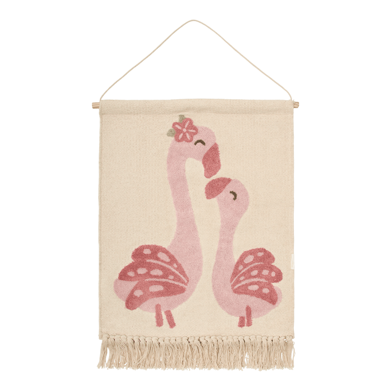 Little Dutch Wandteppich Flamingo Rosa Blooming Safari