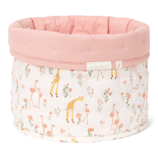 Little Dutch Aufbewahrungskorb Klein Rosa Blooming Safari