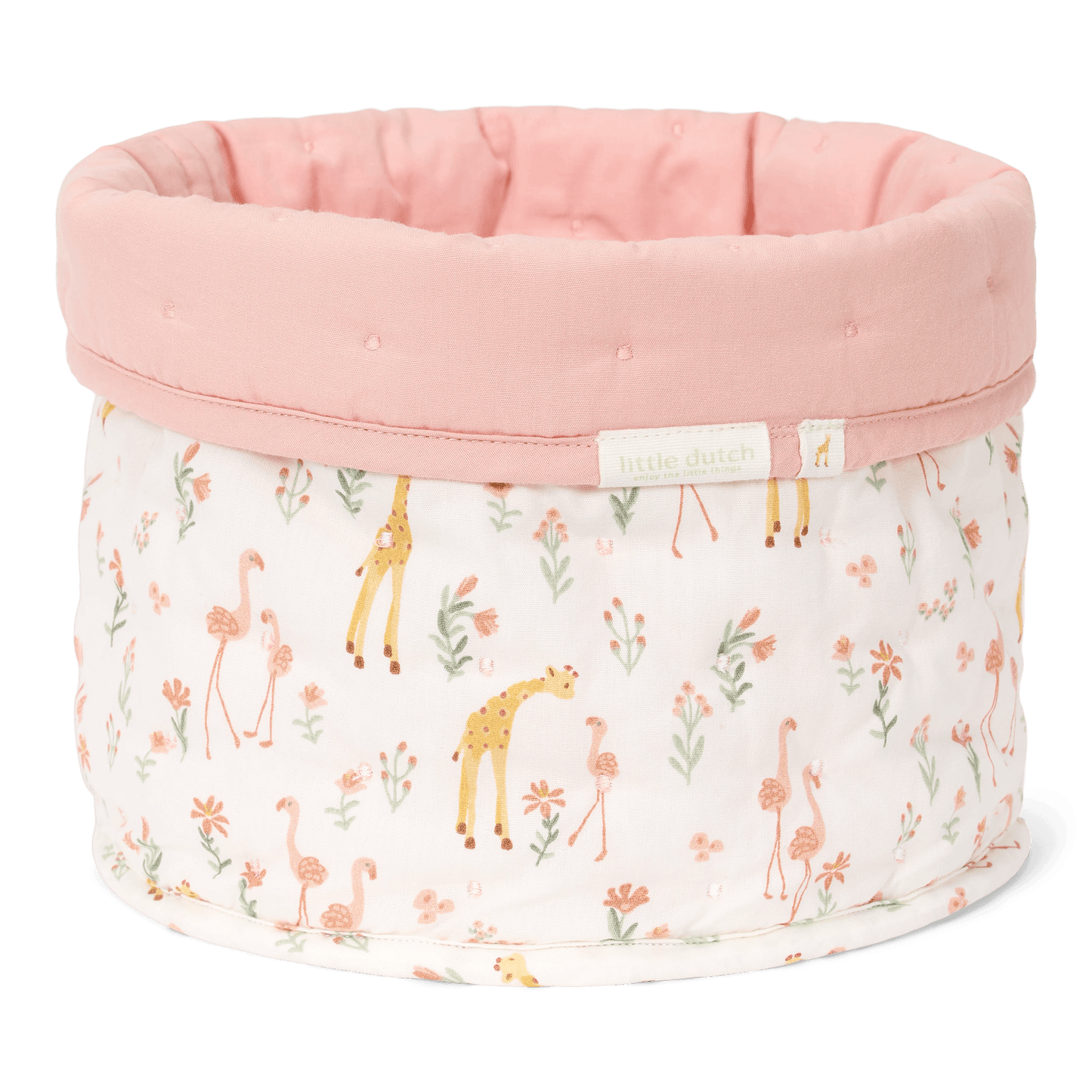 Little Dutch Aufbewahrungskorb Klein Rosa Blooming Safari