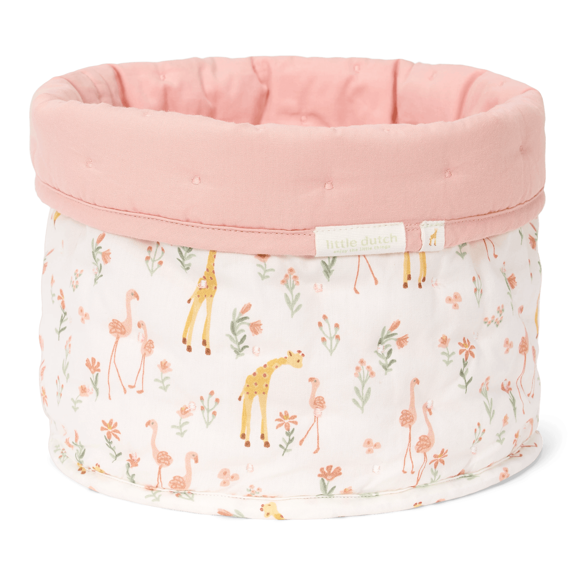 Little Dutch Aufbewahrungskorb Klein Rosa Blooming Safari