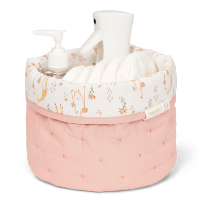 Little Dutch Aufbewahrungskorb Klein Rosa Blooming Safari