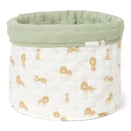 Little Dutch Aufbewahrungskorb Medium Grün Safari Leo