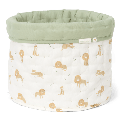 Little Dutch Aufbewahrungskorb Medium Grün Safari Leo