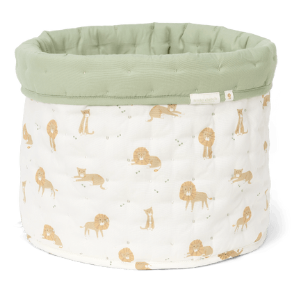 Aufbewahrungskorb Medium Grün Safari Leo