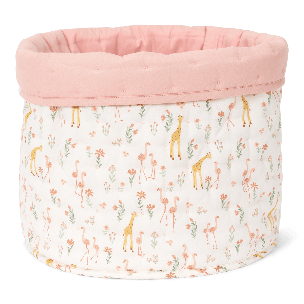 Little Dutch Aufbewahrungskorb Medium Rosa Blooming Safari