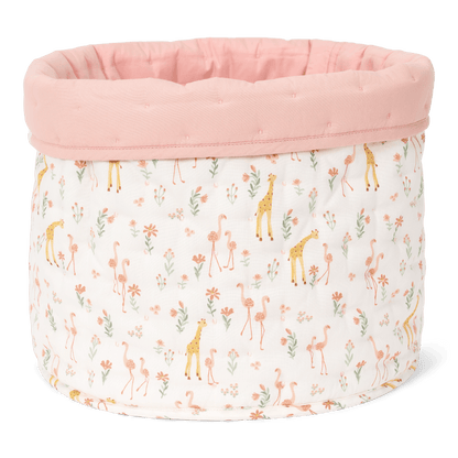 Little Dutch Aufbewahrungskorb Medium Rosa Blooming Safari