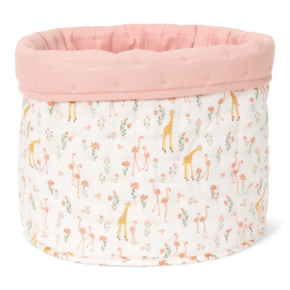 Aufbewahrungskorb Medium Rosa Blooming Safari