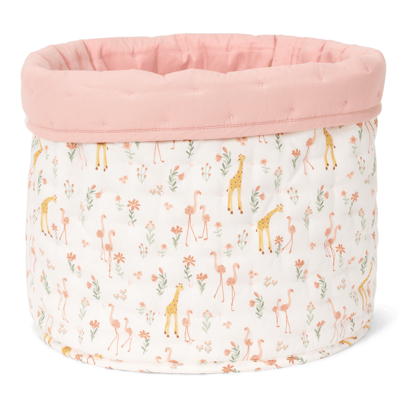 Little Dutch Aufbewahrungskorb Medium Rosa Blooming Safari