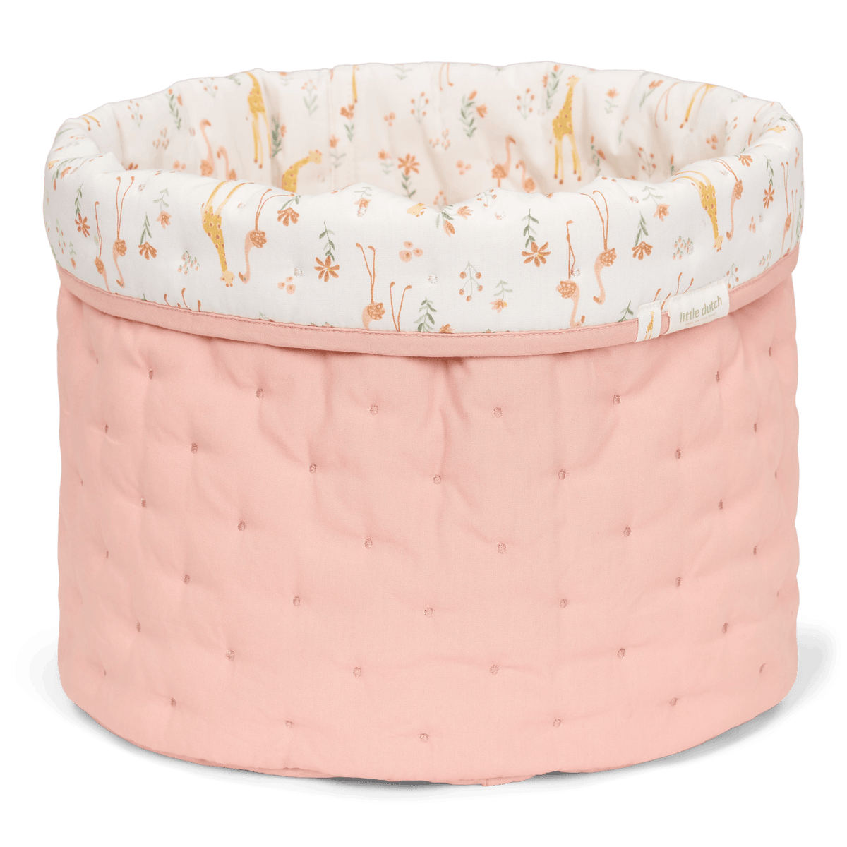 Little Dutch Aufbewahrungskorb Medium Rosa Blooming Safari