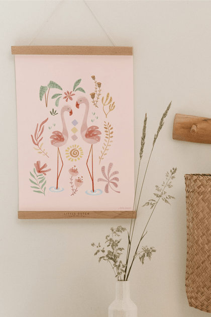 Poster Rosa Blooming Safari A3