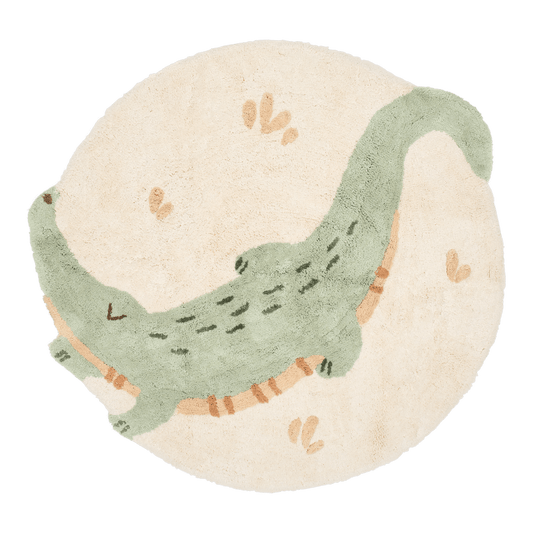 Little Dutch Teppich Krokodil Grün Safari Leo