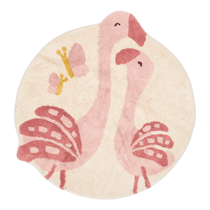 Little Dutch Teppich Flamingo Rosa Blooming Safari