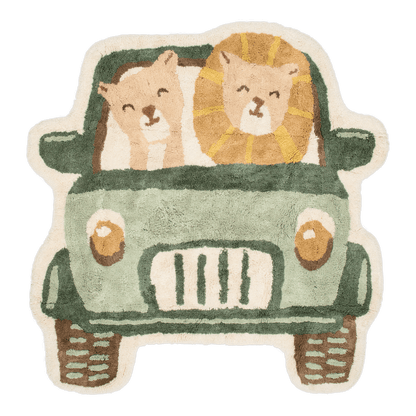 Little Dutch Teppich Safari Auto Safari Leo