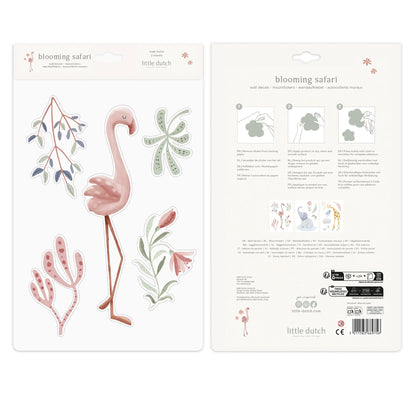 Little Dutch Wandsticker-Set Blooming Safari A3