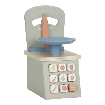 Little Dutch Holzspielwaage Grün – Spielküche Zubehör