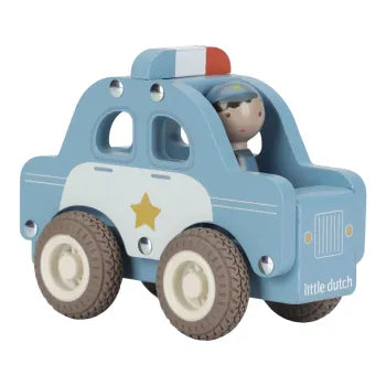 Little Dutch Holz Polizeiauto FSC Detailansicht