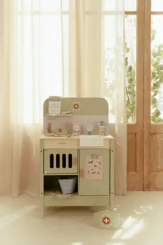 Little Dutch Tierarztpraxis Holz Grün FSC