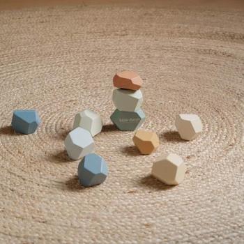 Little Dutch Balancier- & Stapelsteine Holz FSC – Forest Friends LD7252