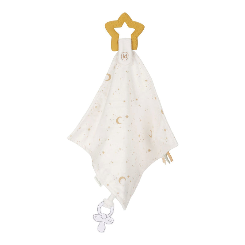 Schmusetuch mit Beißring abnehmbar - Newborn Naturals Little Dutch