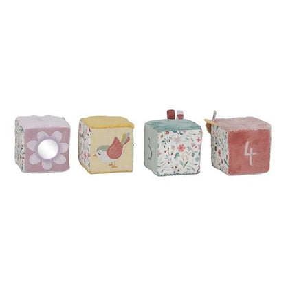 Little Dutch rosa Stoffwürfel Set Fairy Garden 4er LD9016